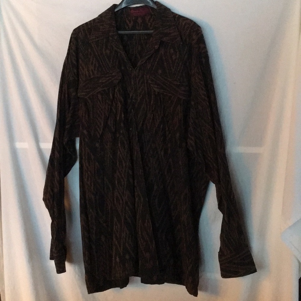 Black and brown men’s shirt by Patricia Naenna